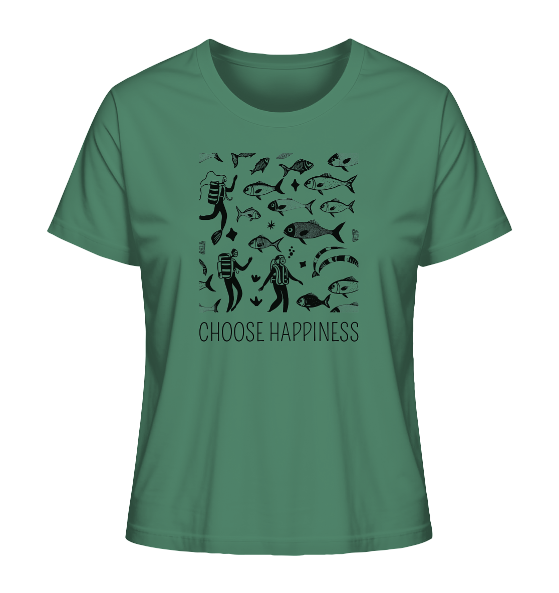 choose happiness - Ladies Organic Shirt