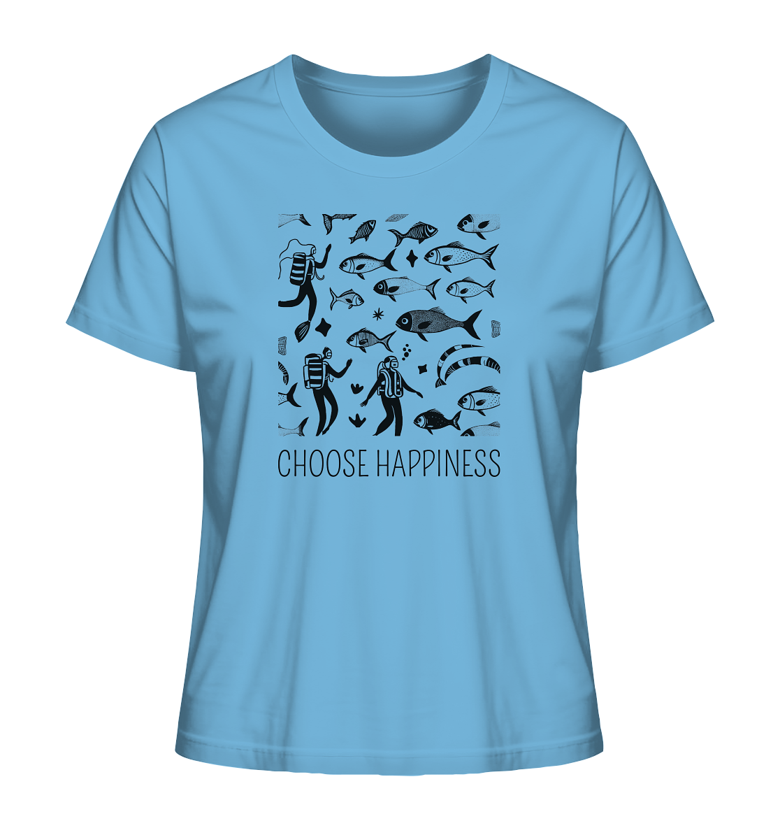 choose happiness - Ladies Organic Shirt