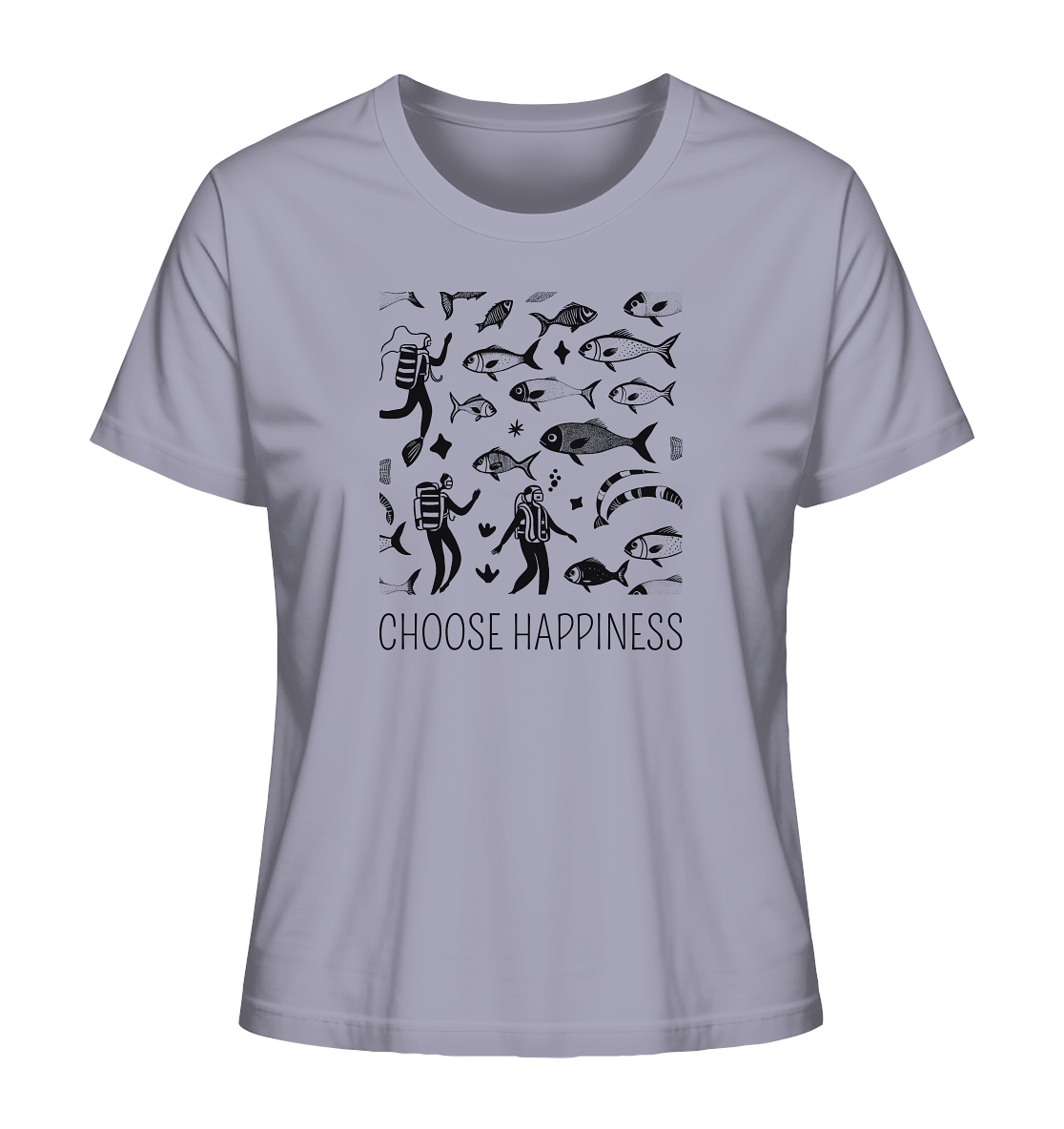 choose happiness - Ladies Organic Shirt