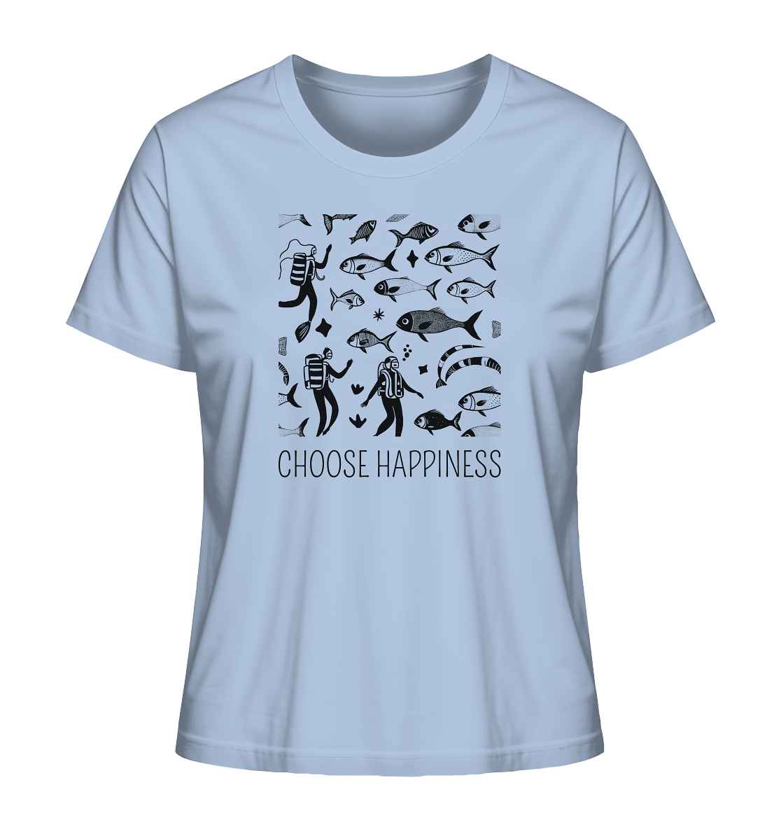 choose happiness - Ladies Organic Shirt