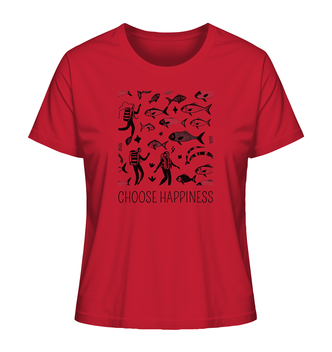 choose happiness - Ladies Organic Shirt
