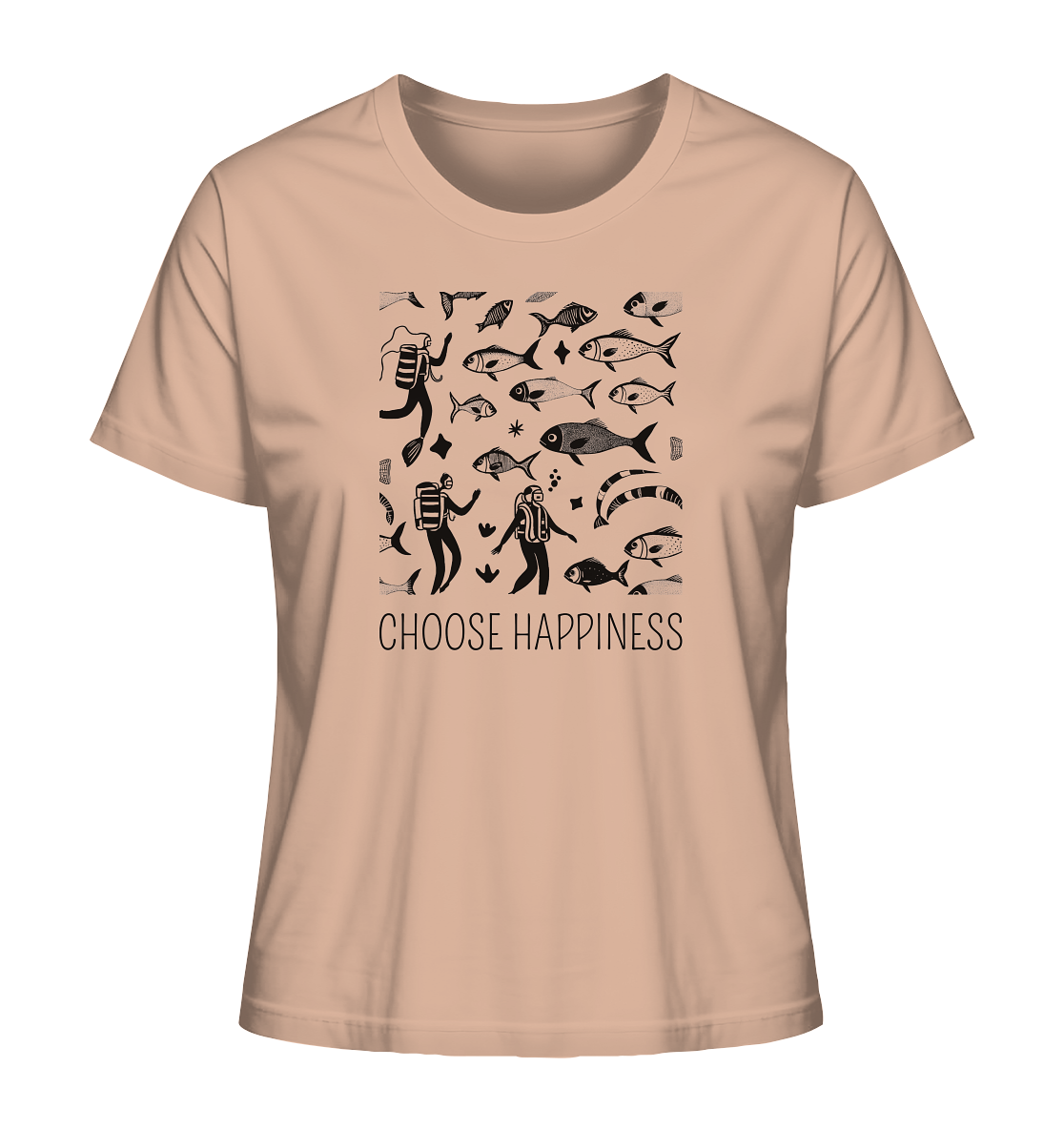 choose happiness - Ladies Organic Shirt