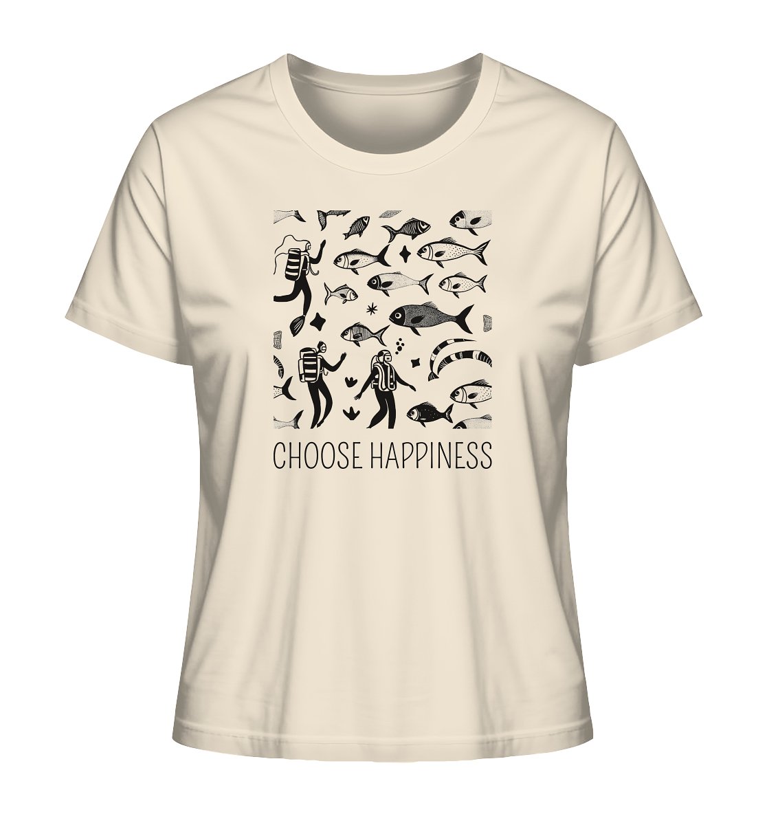 choose happiness - Ladies Organic Shirt
