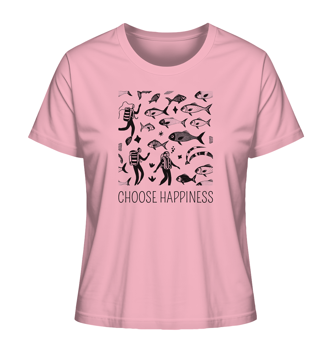 choose happiness - Ladies Organic Shirt