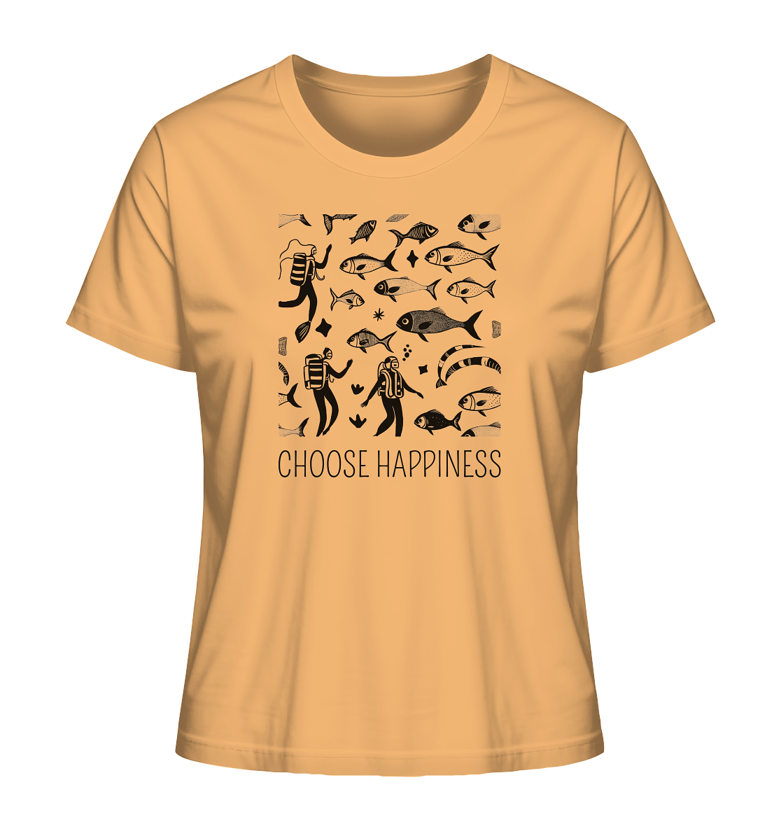 choose happiness - Ladies Organic Shirt
