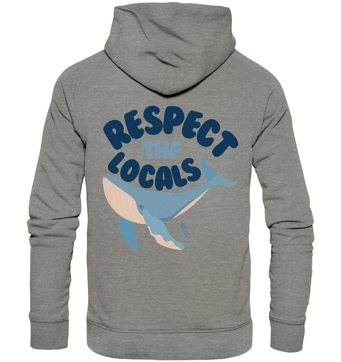 respect the locals - Organic Hoodie