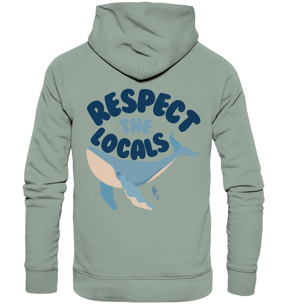 respect the locals - Organic Hoodie