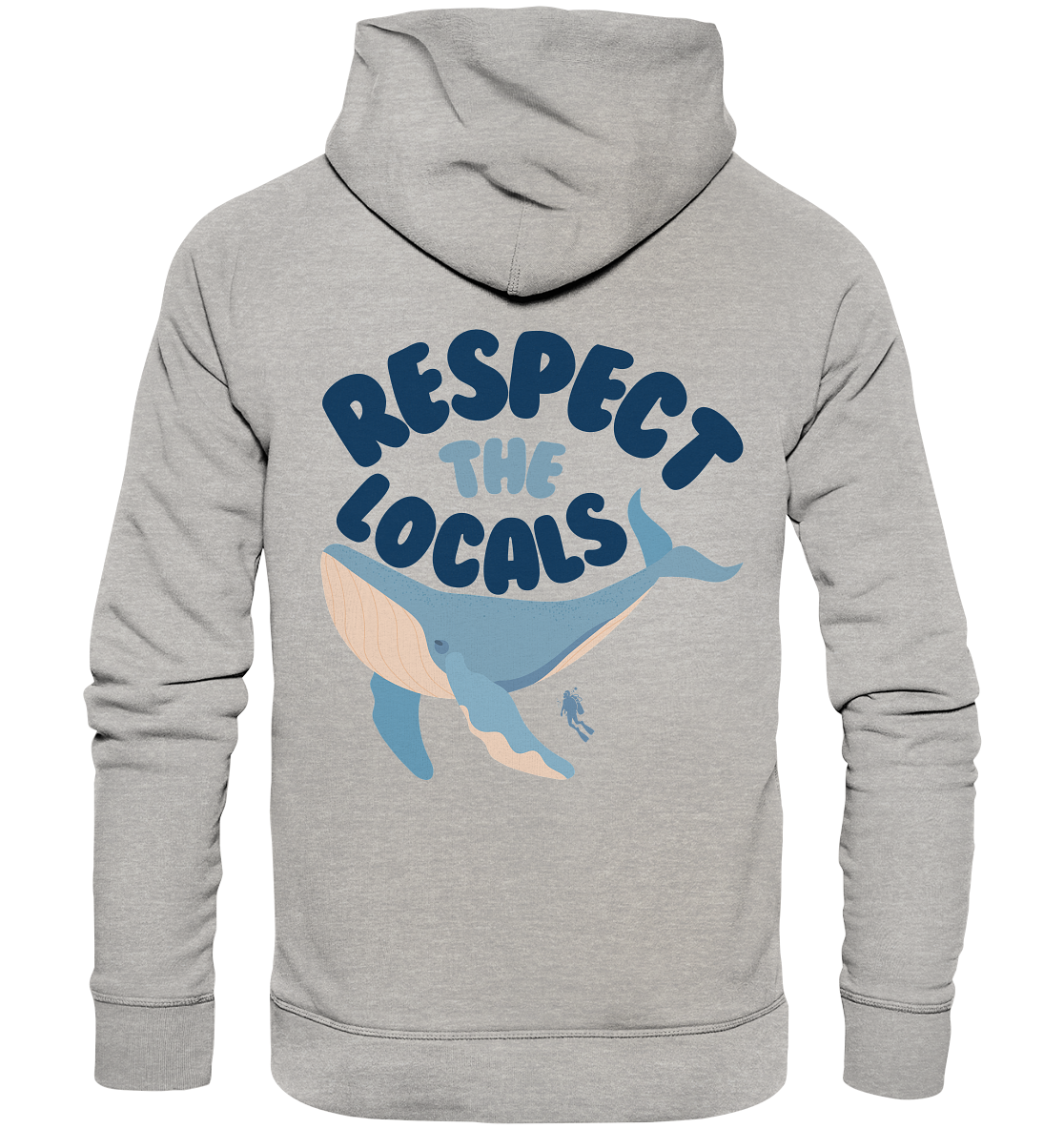 respect the locals - Organic Hoodie