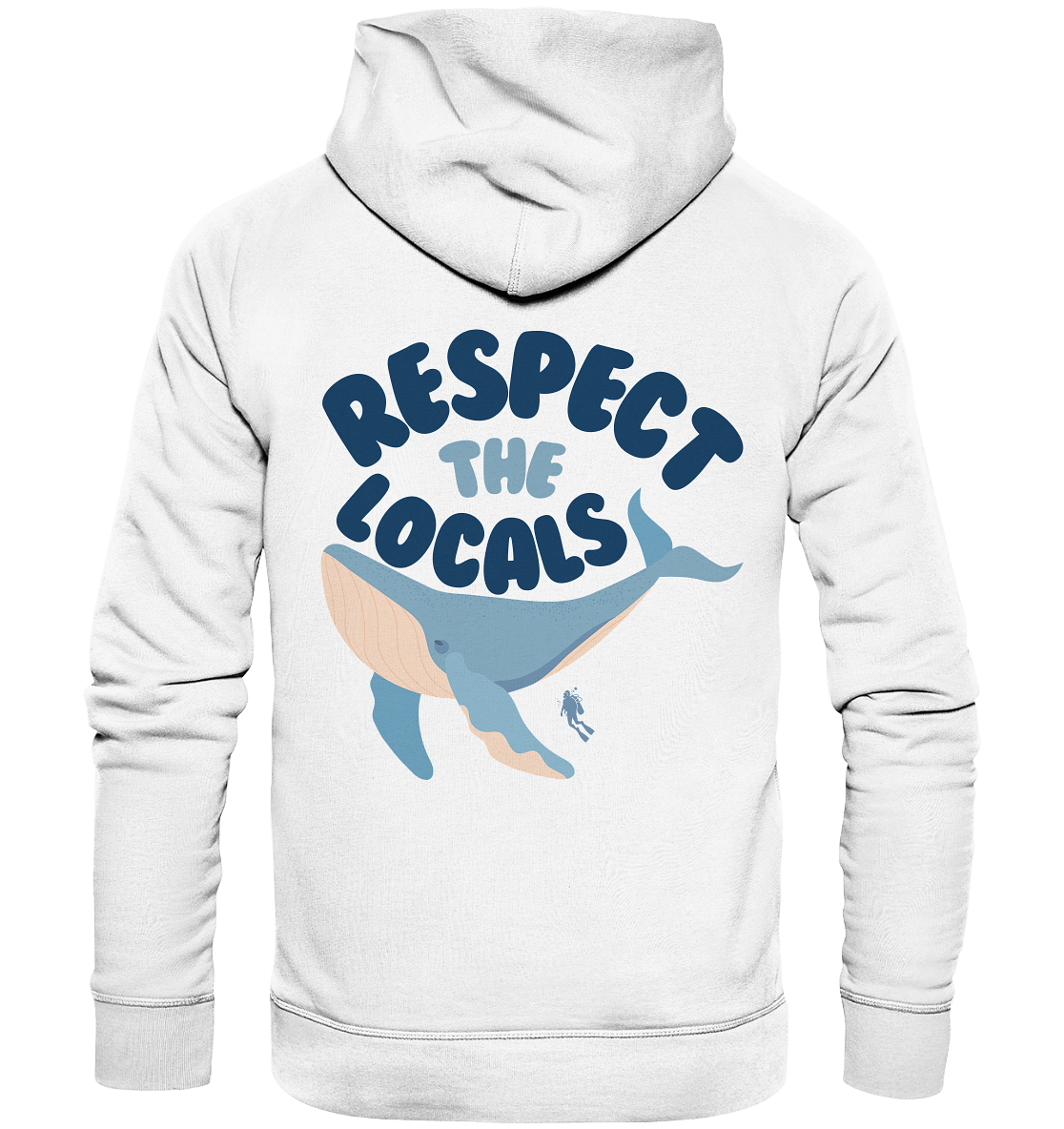 respect the locals - Organic Hoodie