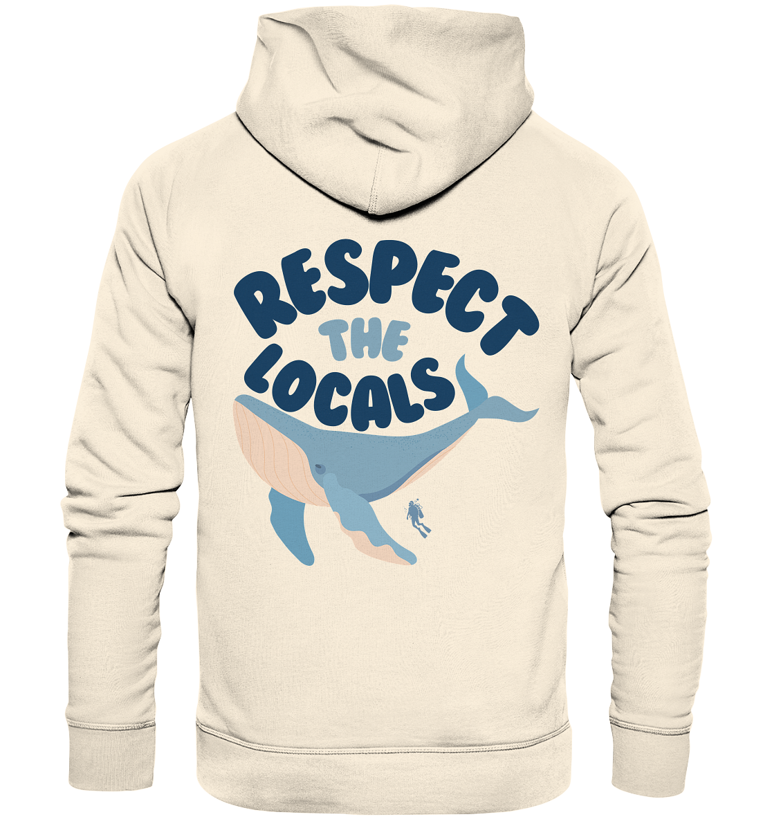 respect the locals - Organic Hoodie