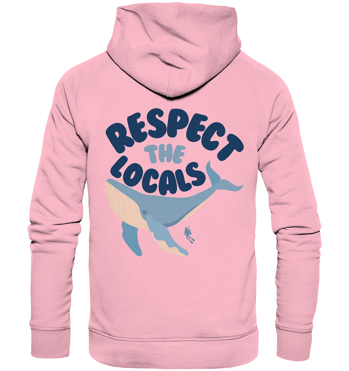 respect the locals - Organic Hoodie