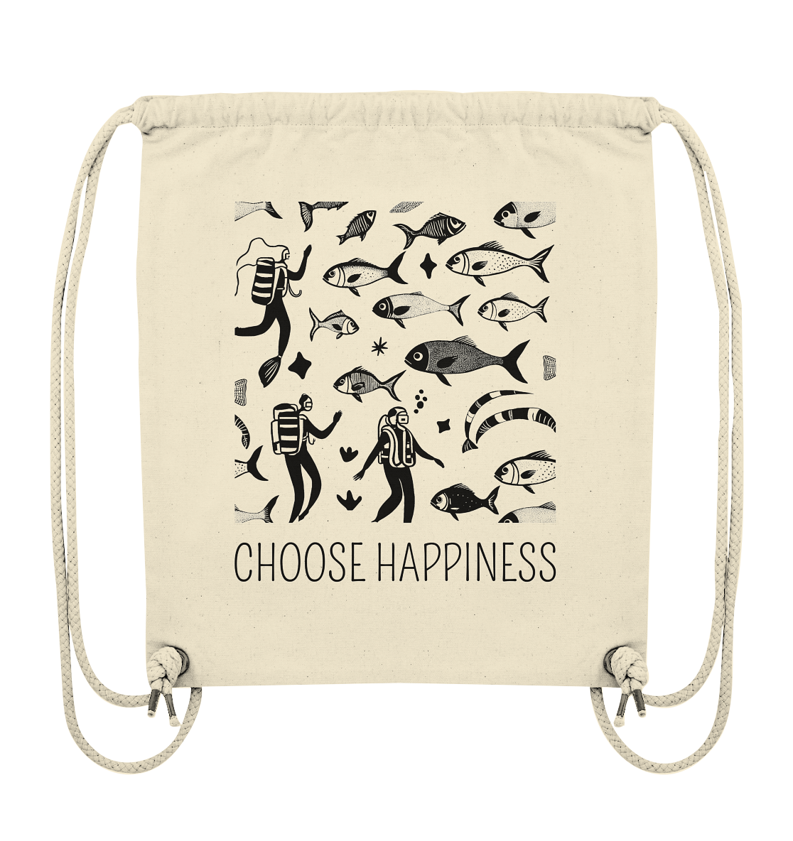 choose happiness - Organic Gym-Bag