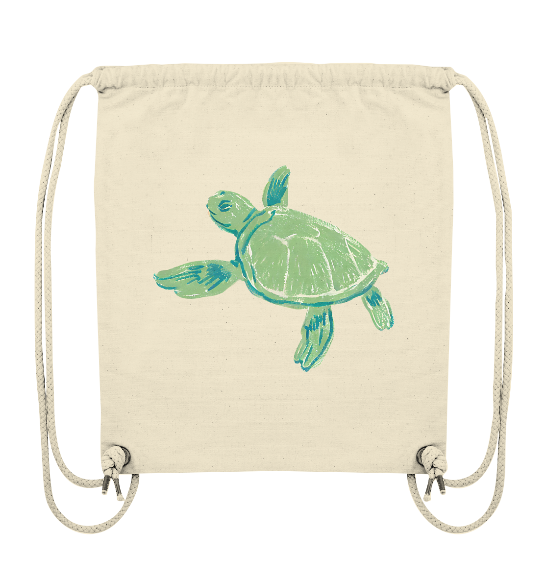 lazyturtle Schildkröte - Organic Gym-Bag