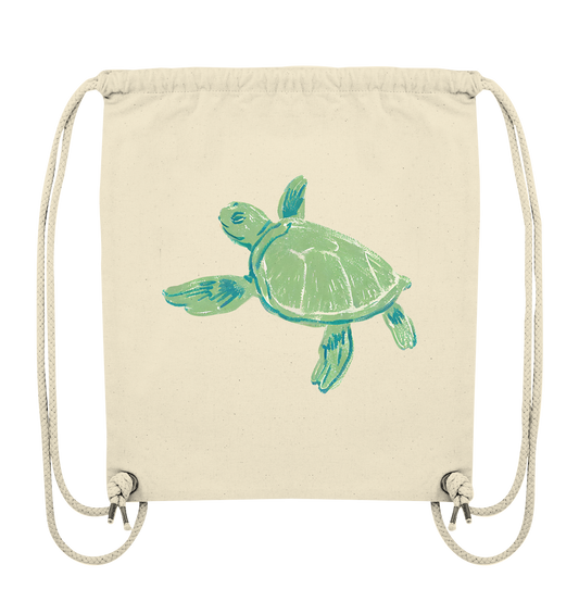 lazyturtle Schildkröte - Organic Gym-Bag