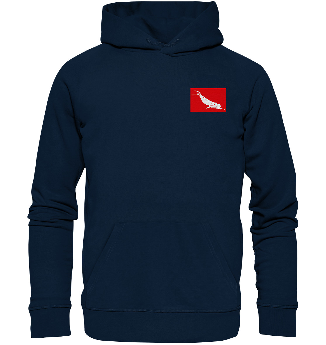 Taucherflagge - Organic Hoodie