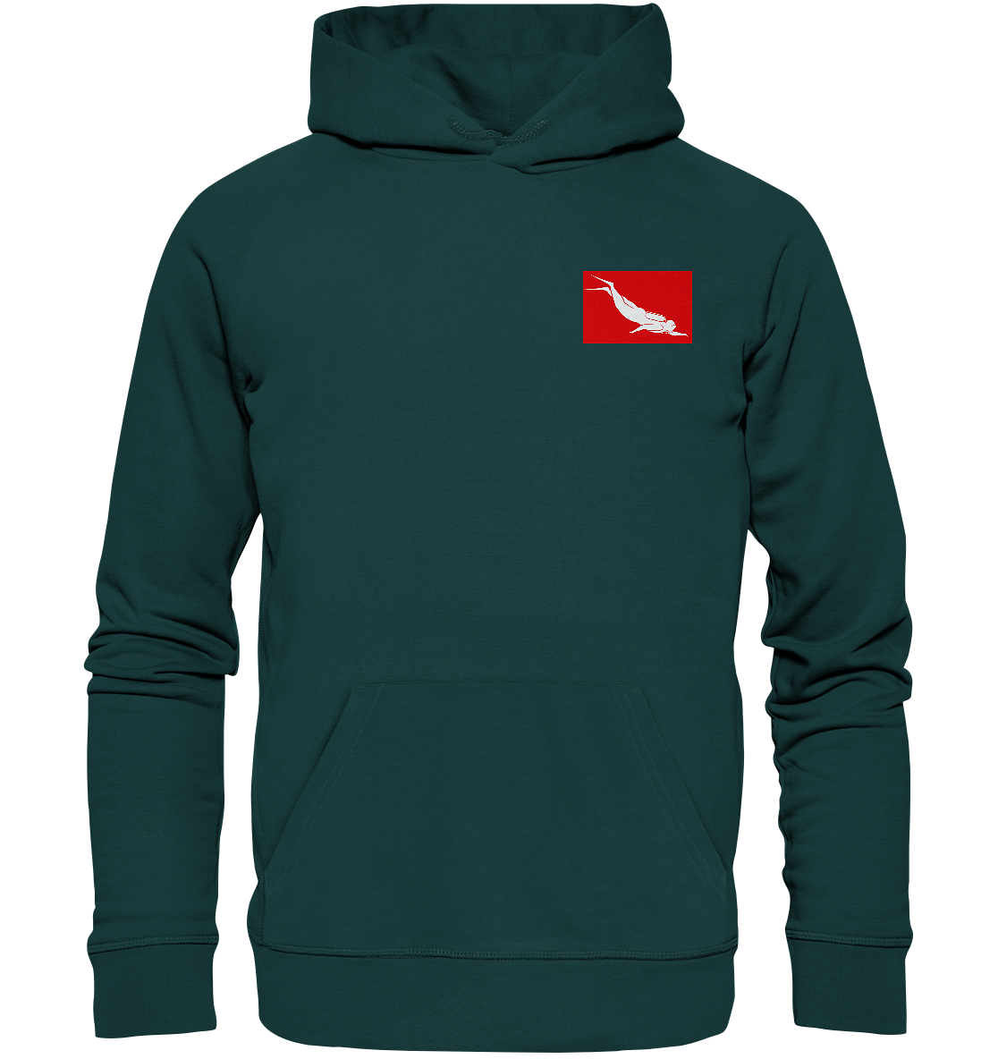 Taucherflagge - Organic Hoodie