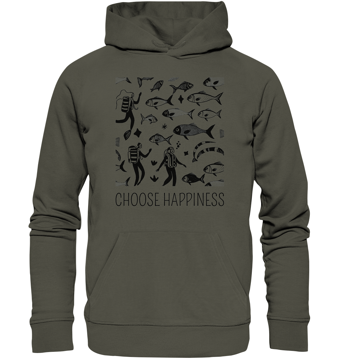 choose happiness - Organic Hoodie