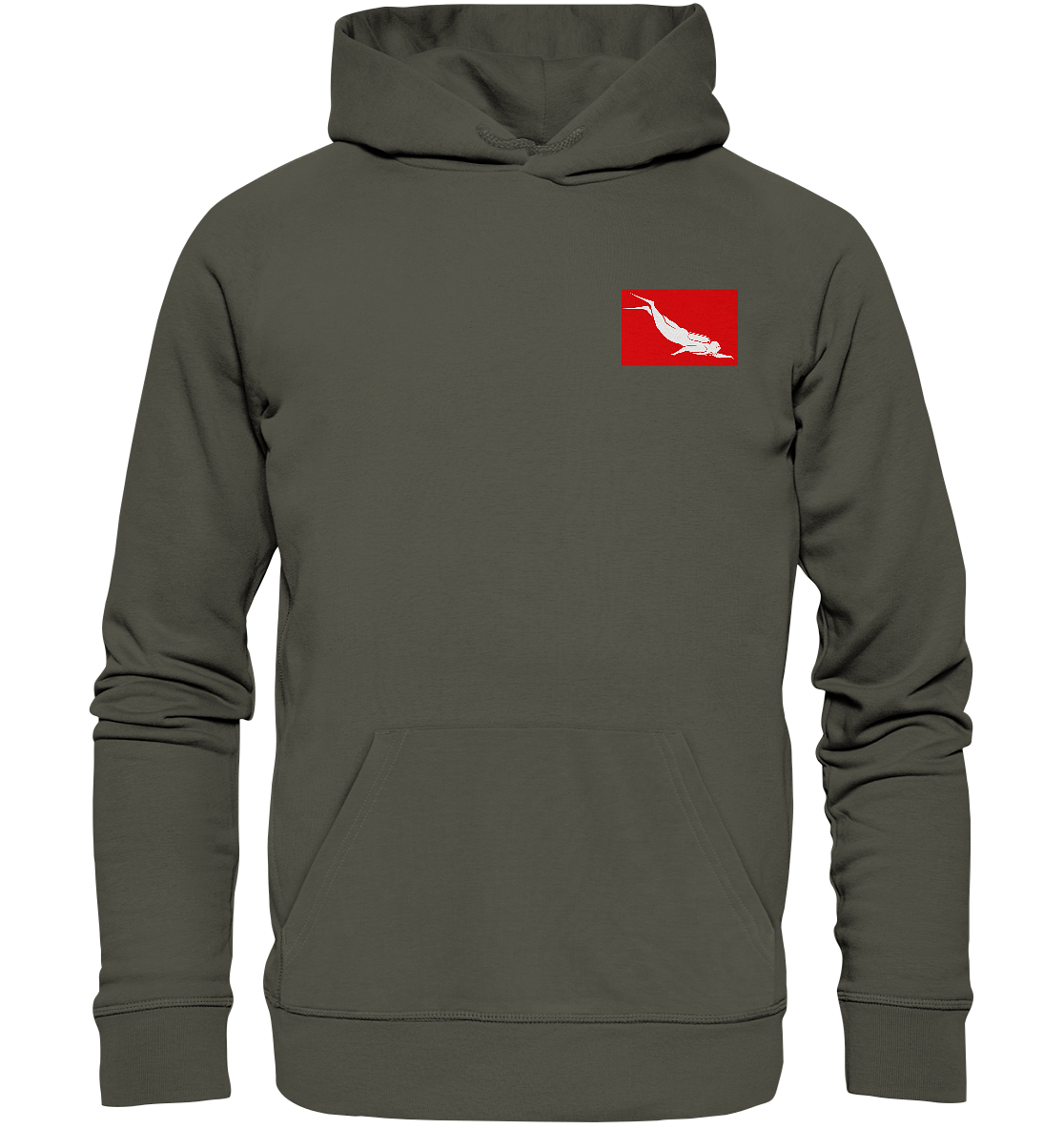 Taucherflagge - Organic Hoodie