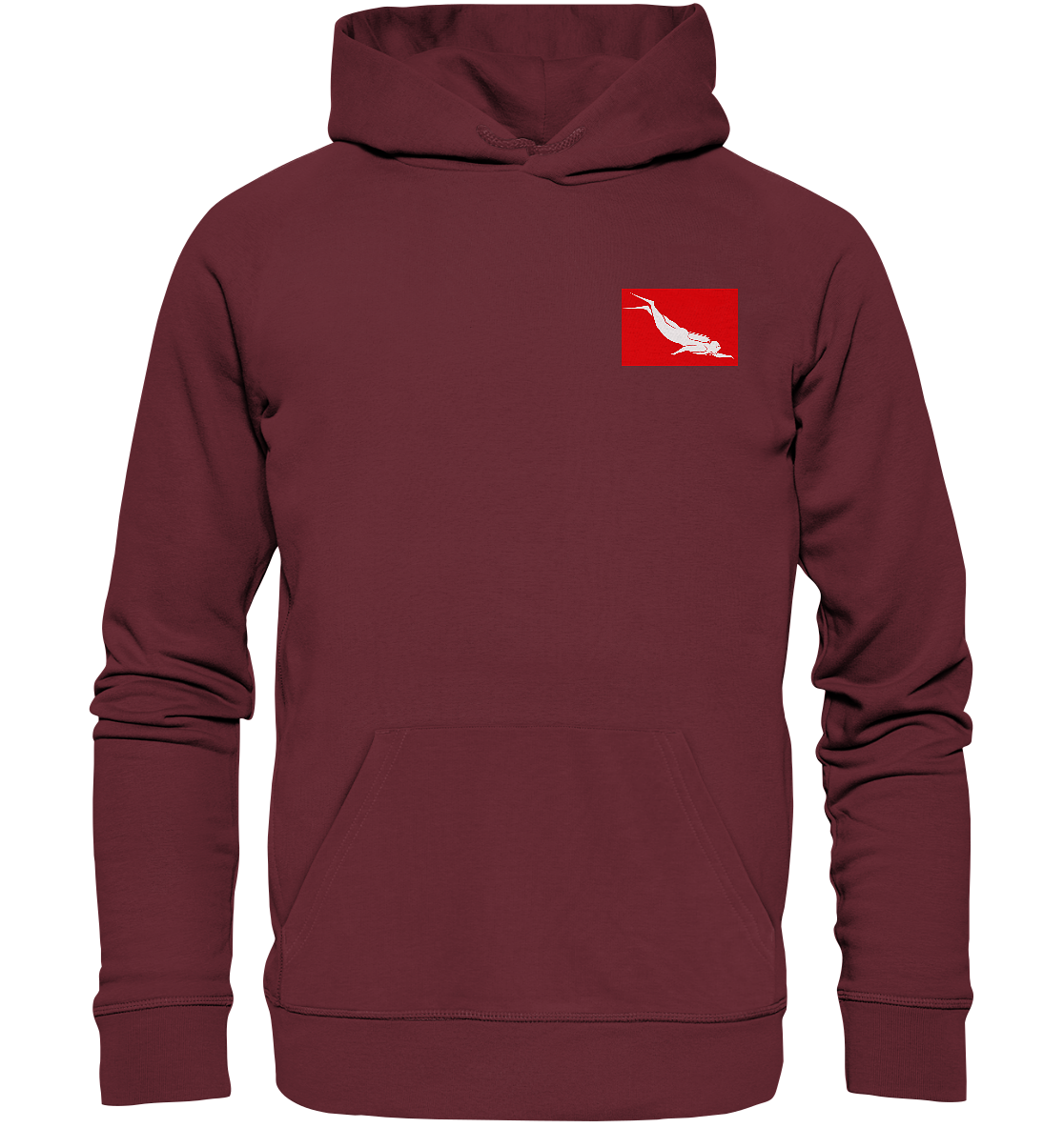 Taucherflagge - Organic Hoodie