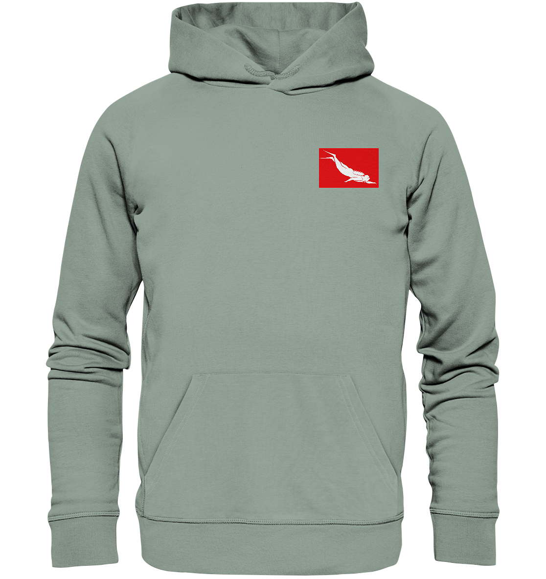 Taucherflagge - Organic Hoodie