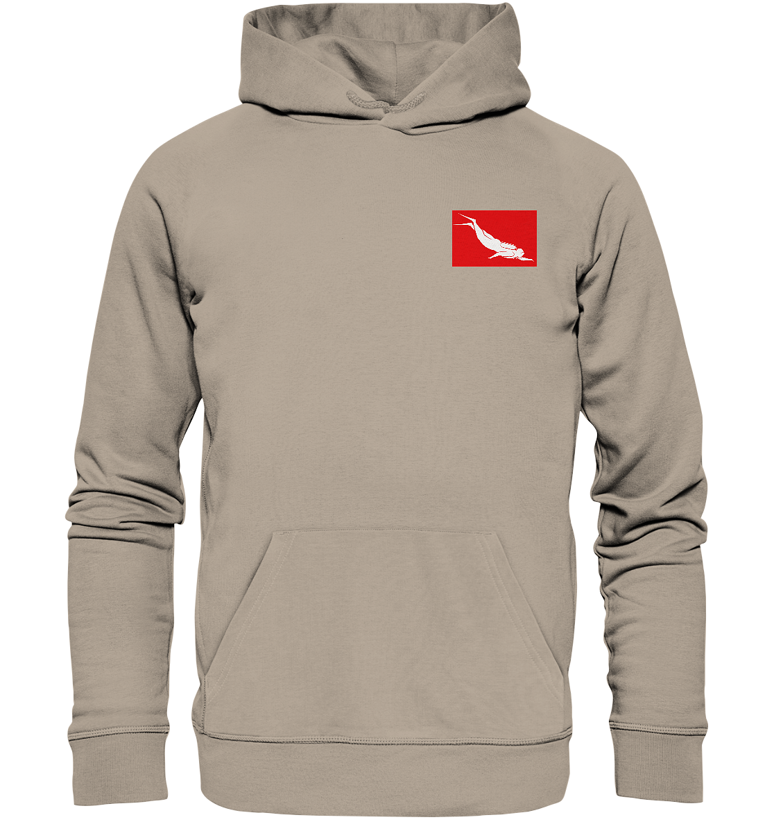 Taucherflagge - Organic Hoodie