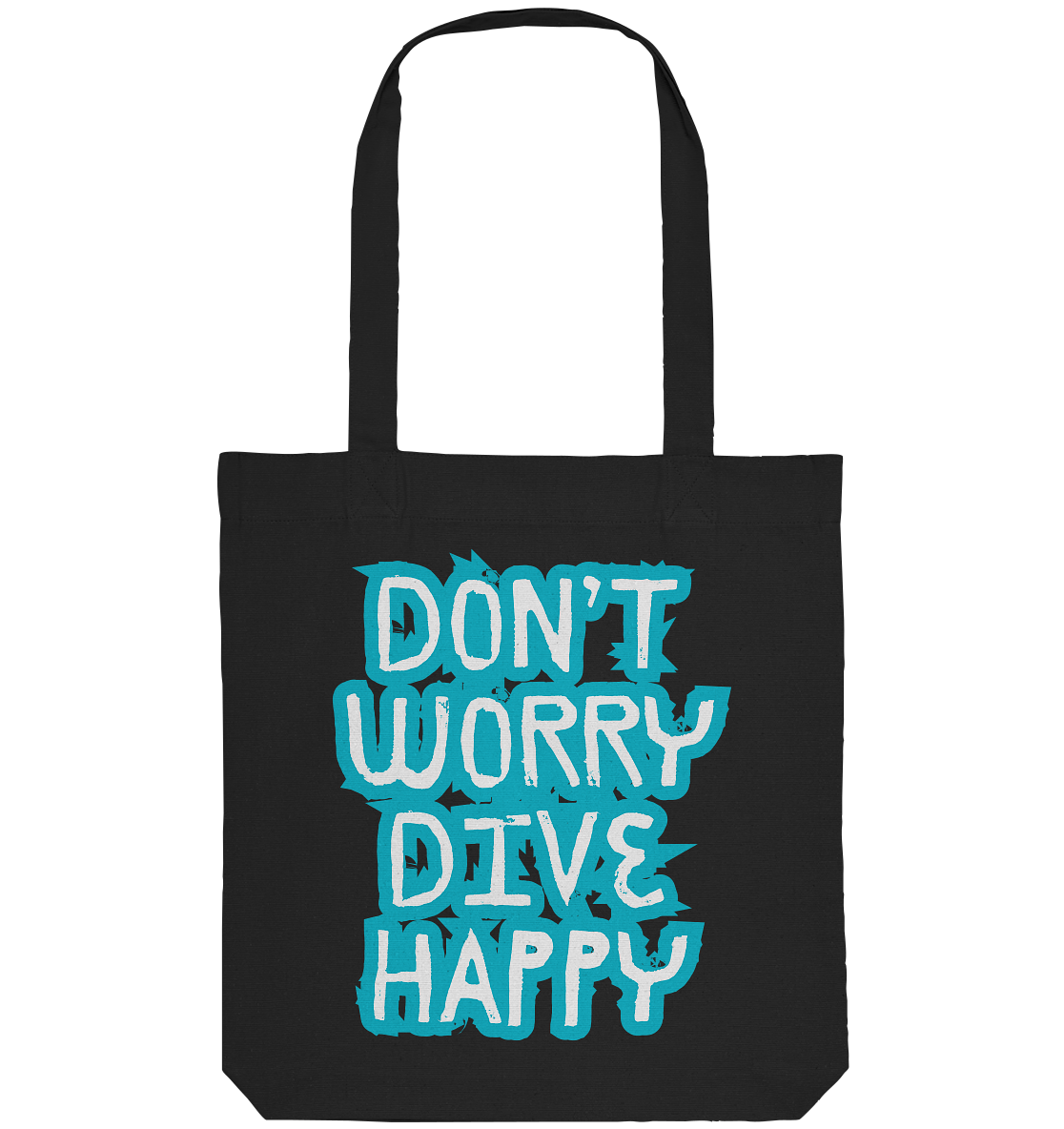 don't worry dive happy - Organic Tote-Bag