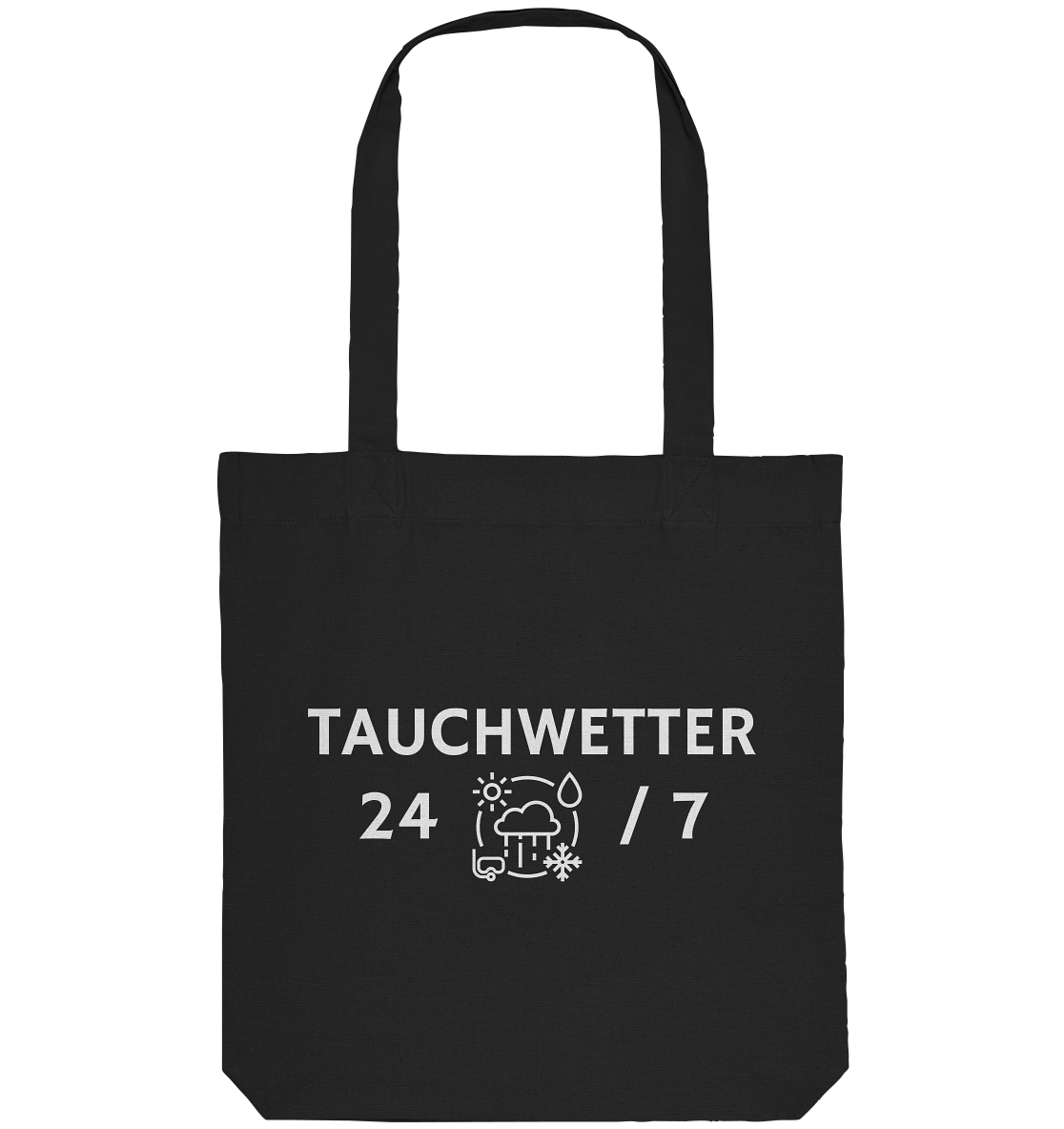 Tauchwetter 24/7 - Organic Tote-Bag