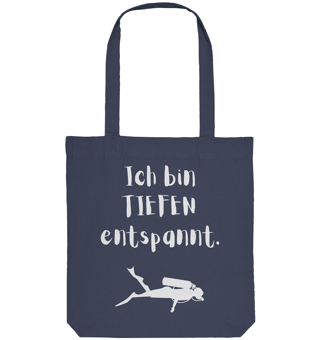 Ich bin TIEFEN entspannt - Organic Tote-Bag