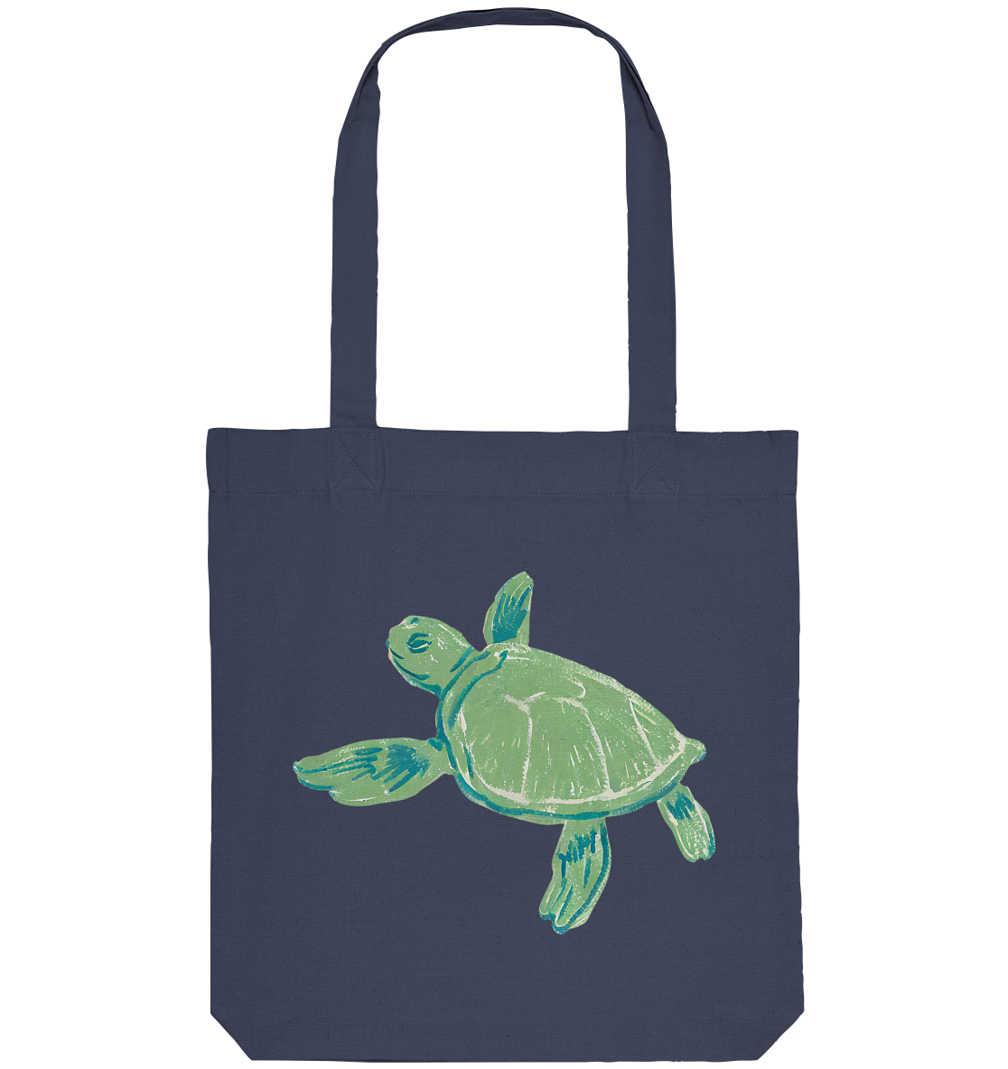 lazyturtle Schildkröte - Organic Tote-Bag