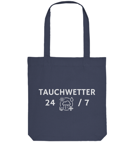 Tauchwetter 24/7 - Organic Tote-Bag