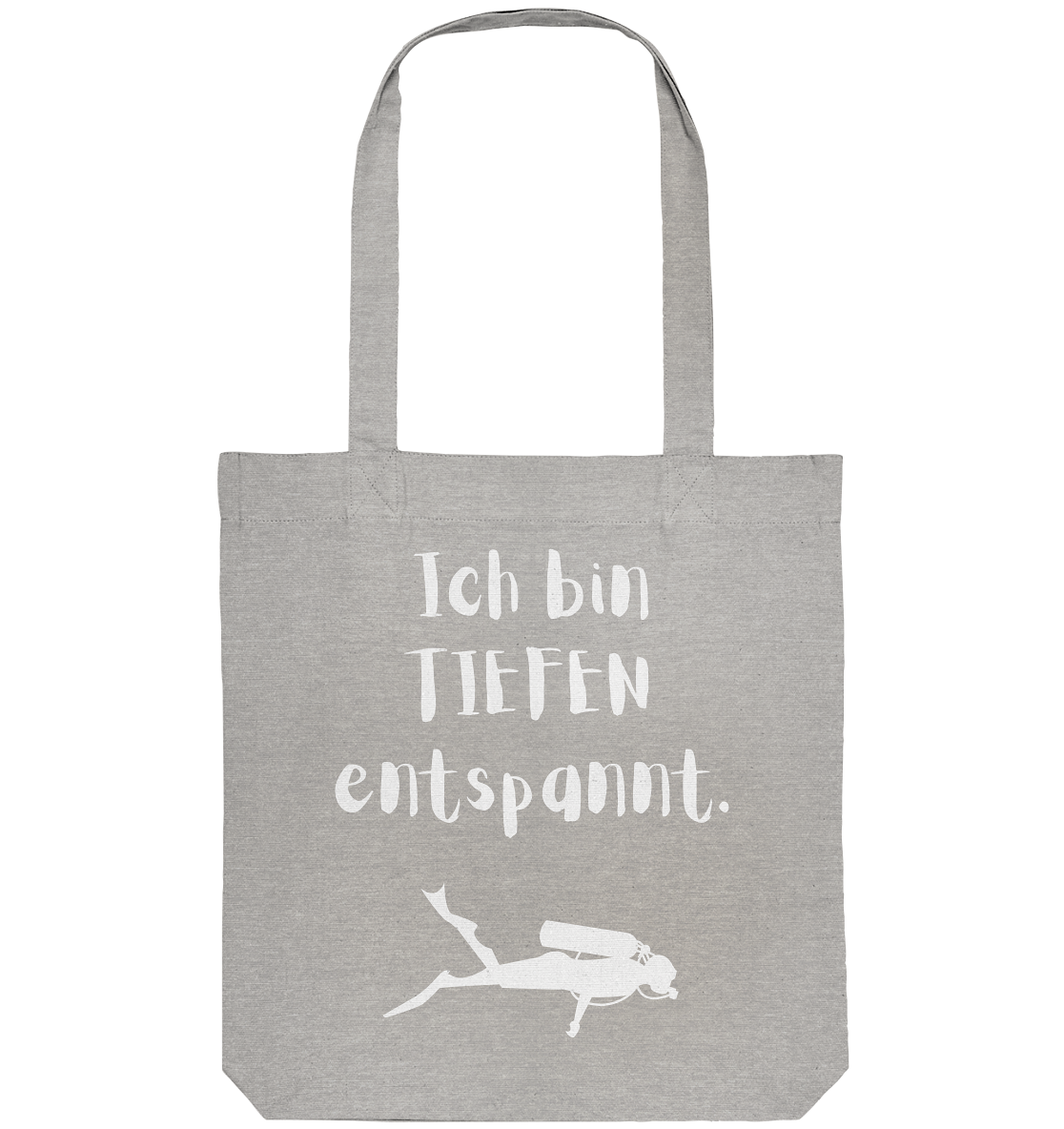 Ich bin TIEFEN entspannt - Organic Tote-Bag