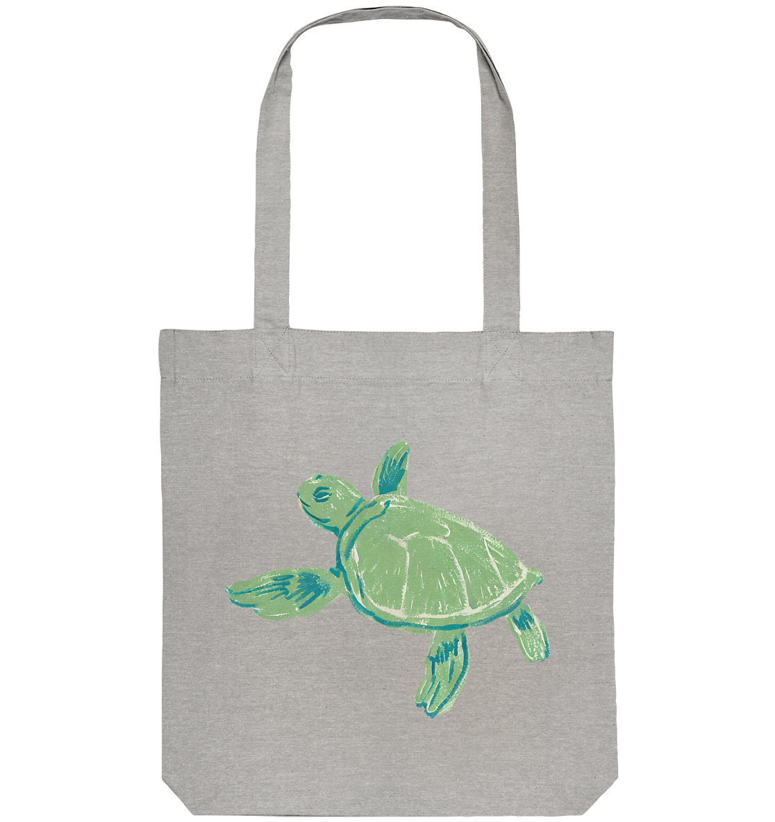 lazyturtle Schildkröte - Organic Tote-Bag