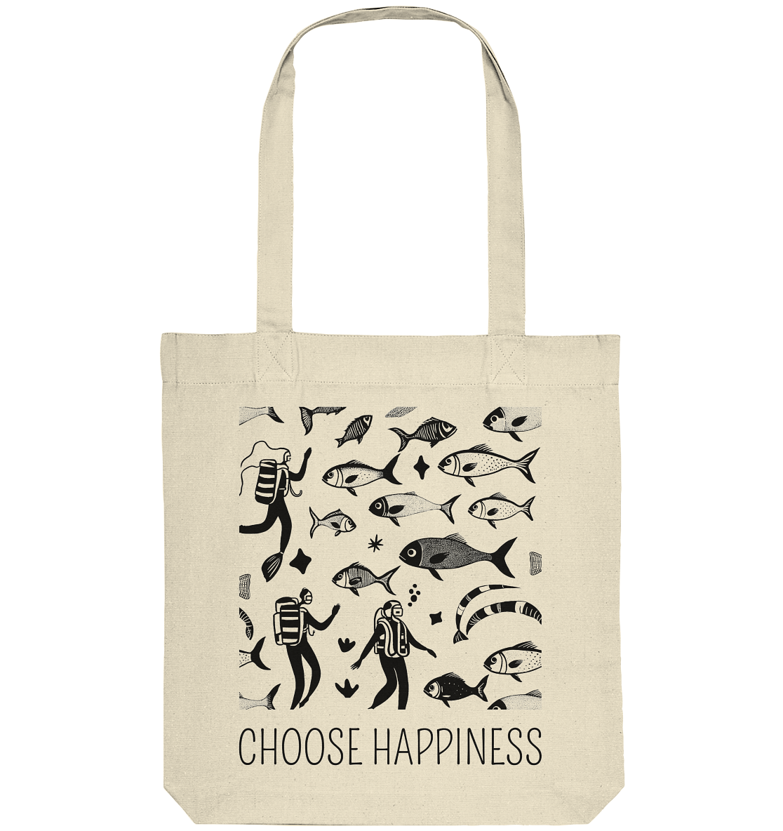 choose happiness - Organic Tote-Bag