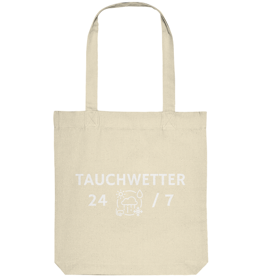 Tauchwetter 24/7 - Organic Tote-Bag