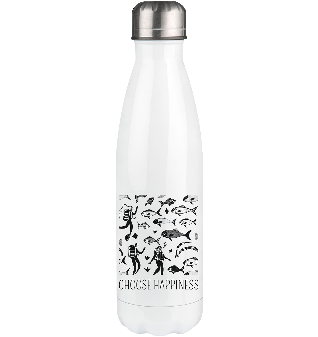 choose happiness - Thermoflasche 500ml